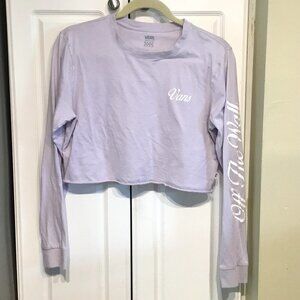 Vans Lavender Cropped 100% Cotton Top